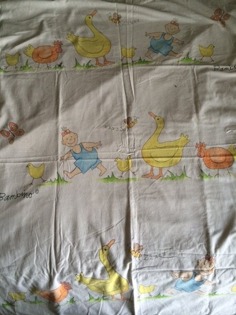 Bambino dekbed dekbedovertrekset dekbedovertrek Boerderij, Jongetje of Meisje, Wit, Dekbedovertrek, Nieuw