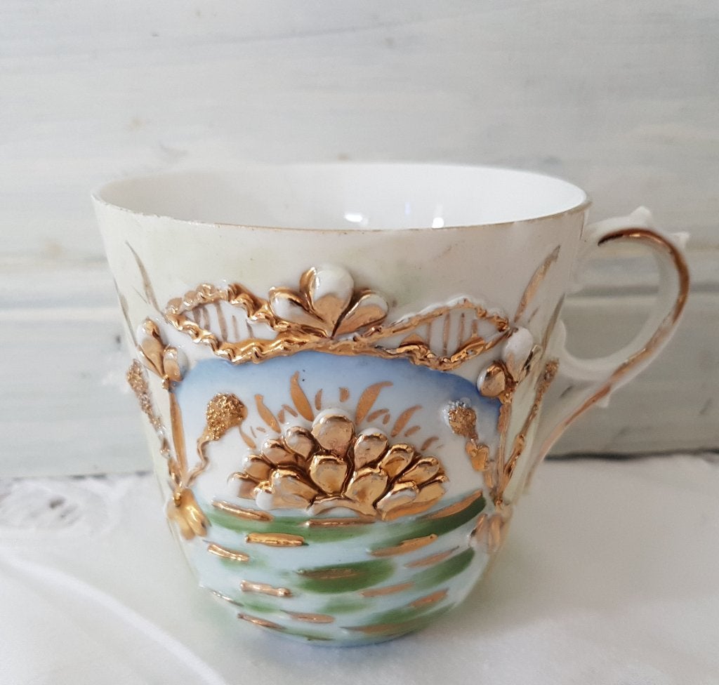 Brocante kopje, luster, Uit Vriendschap, Antiek en Kunst, Ophalen of Verzenden