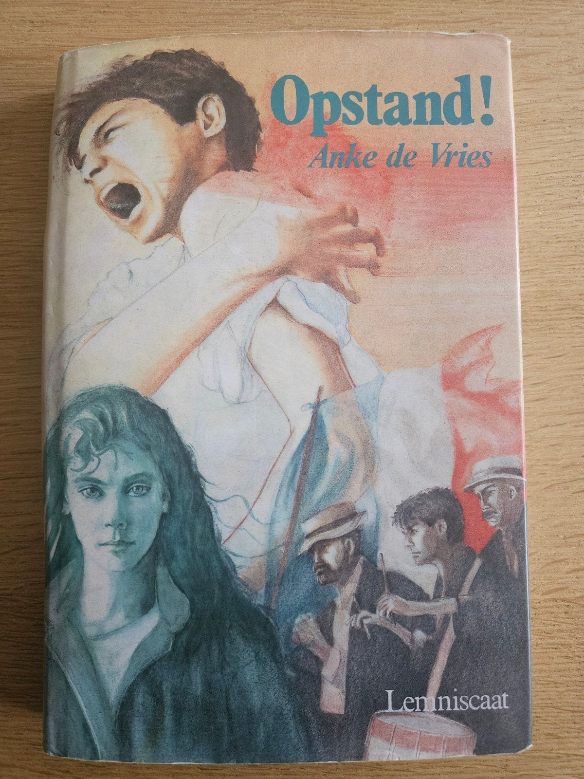 Opstand! - Anke de Vries (Jeugdboek), Boeken, Ophalen of Verzenden, Gelezen, Anke de Vries, Fictie