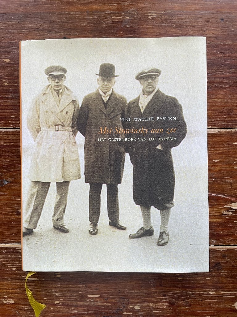 Piet Wackie Eysten Met Stravinsky aan zee (Jan Tadema) 2014, Kunst en Cultuur, Nieuw, Ophalen of Verzenden, Piet Wackie Eysten