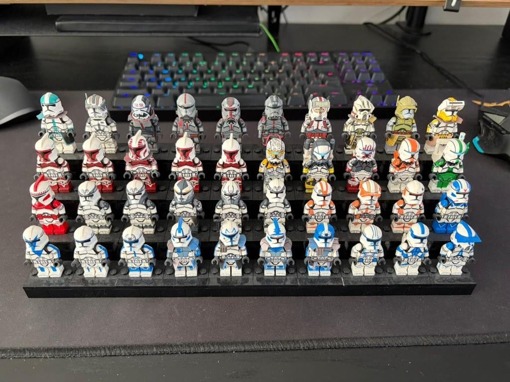 Custom Lego Clone army customs mifigs, Star Wars, Lego, Ophalen of Verzenden, Zo goed als nieuw
