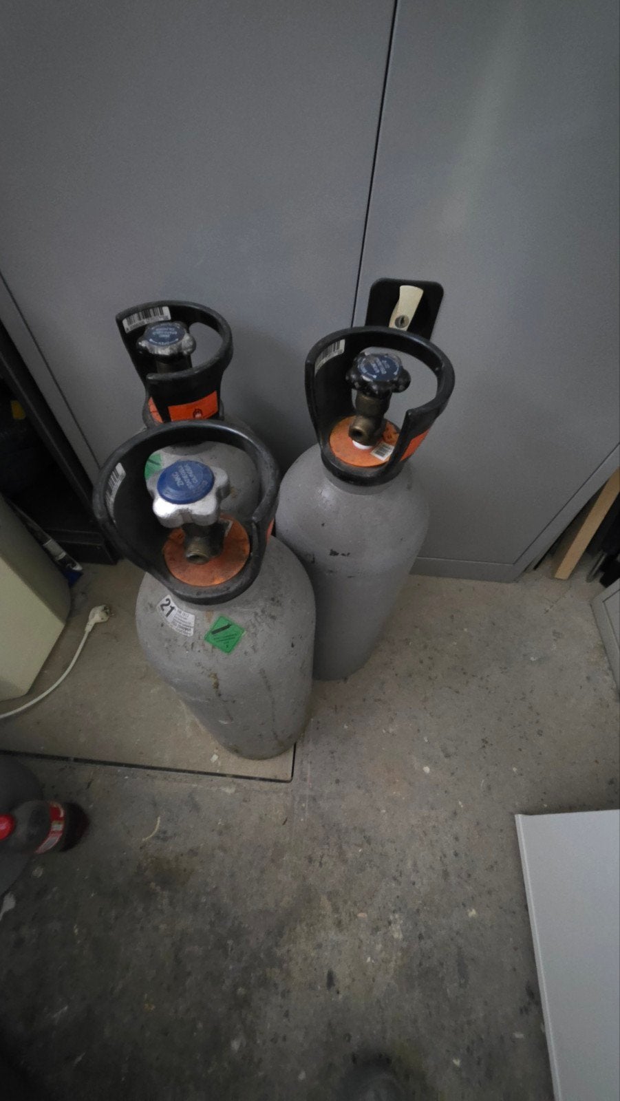 3x CO2 gasfles 10 kg - Koolstofdioxide cilinder, Ophalen