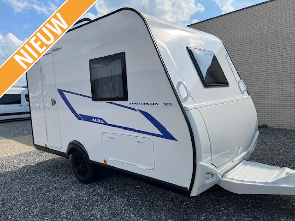 Caravelair Alba 325 Anniversary Line 2026, Standaardzit, Schokbreker, Tot en met 2, Bedrijf
