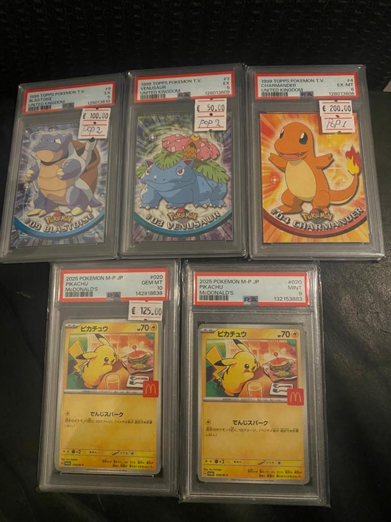 verzameling zeldzame psa slabs, Ophalen of Verzenden, Zo goed als nieuw