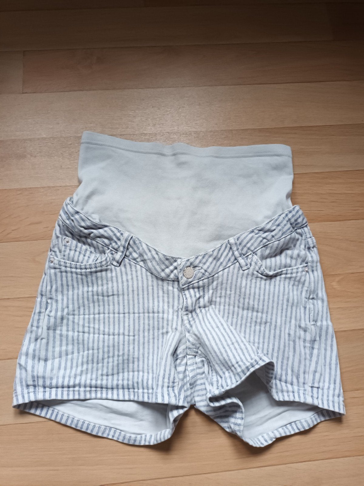 Zwangerschapsbroek kort korte broek Atelier Maman maat S, Kleding | Dames, Positiekleding, Blauw, Ophalen of Verzenden, Maat 36 (S)