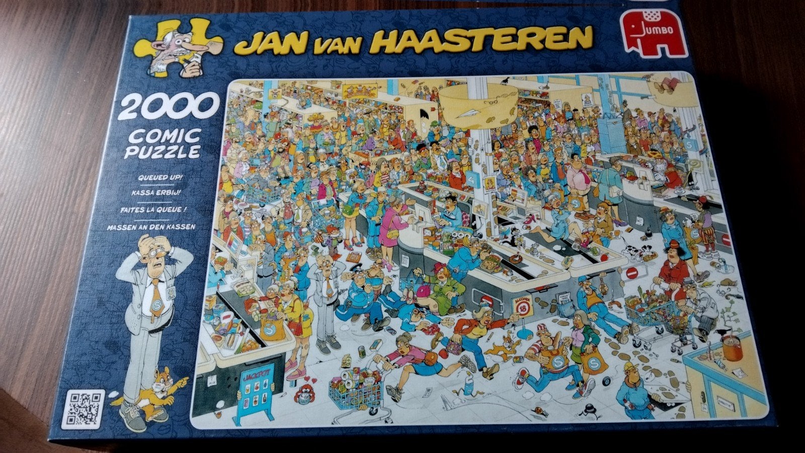 Jan van Haasteren Kassa Erbij! 2000 stukjes Legpuzzel, Ophalen, Meer dan 1500 stukjes, Zo goed als nieuw, Legpuzzel
