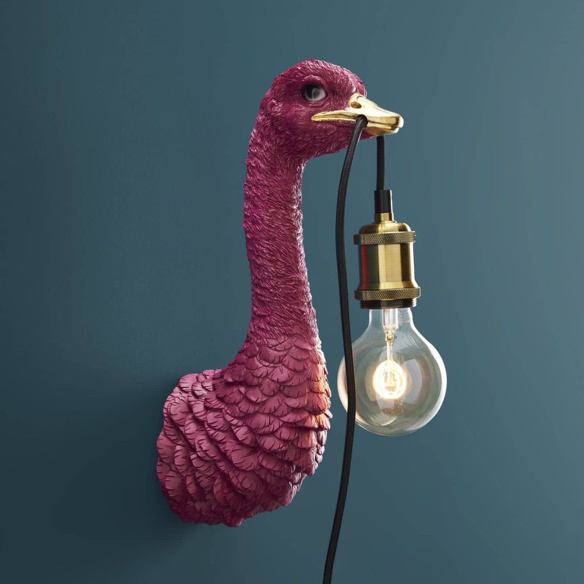 Wandlamp Werns Struisvogel Baby Franz Josef Margenta maat S, Ophalen of Verzenden, Zo goed als nieuw, Kunststof, Wandlamp