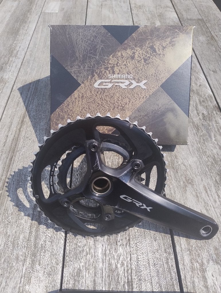Shimano GRX RX810 2x11 crankset 172.5 31/48 tands, Crankstel of Pedalen, Gebruikt, Ophalen of Verzenden, Aluminium