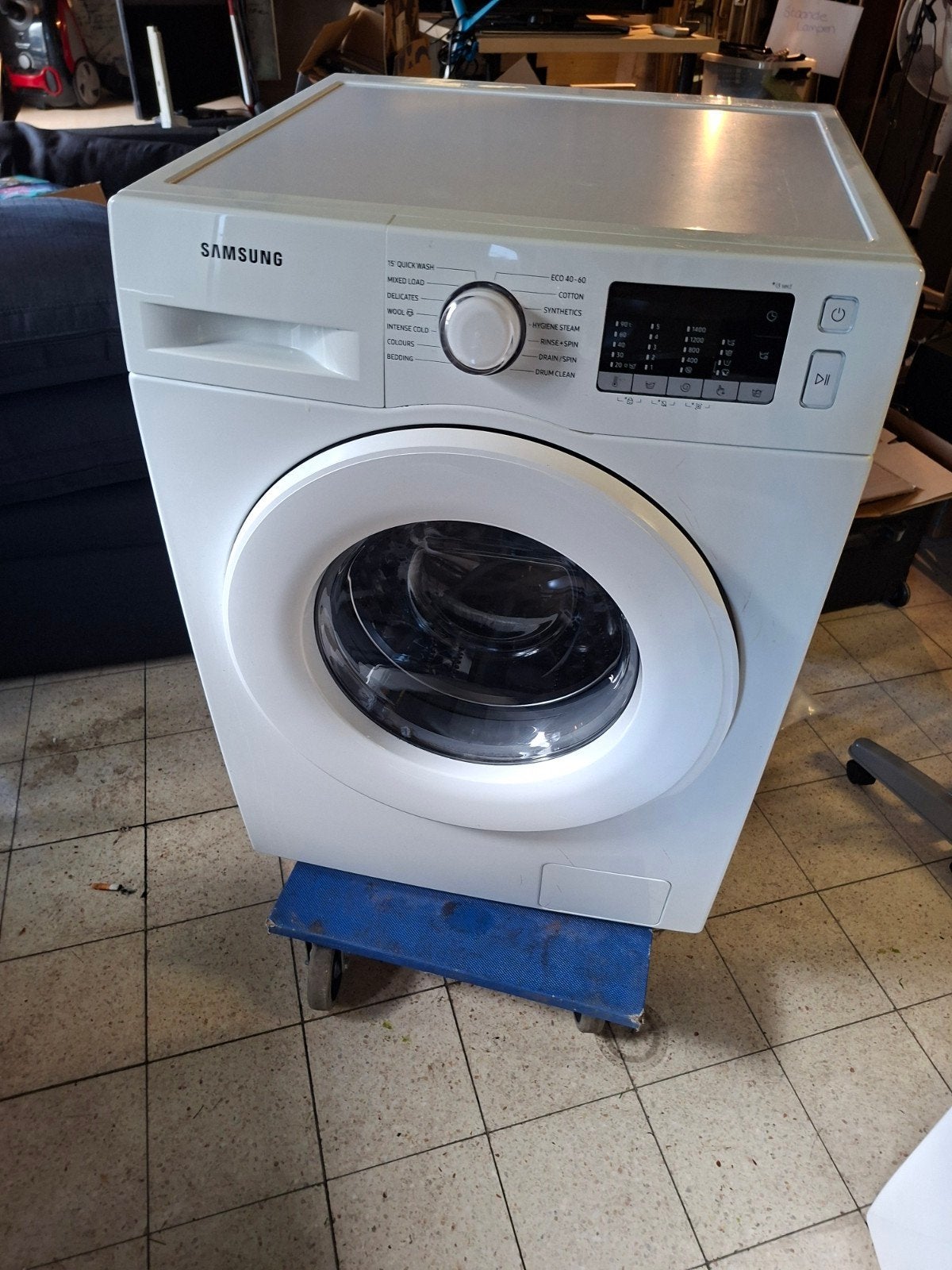 Samsung Voorlader Wasmachine - Zo goed als nieuw, Witgoed en Apparatuur, Ophalen, Zo goed als nieuw, Voorlader, Kort programma