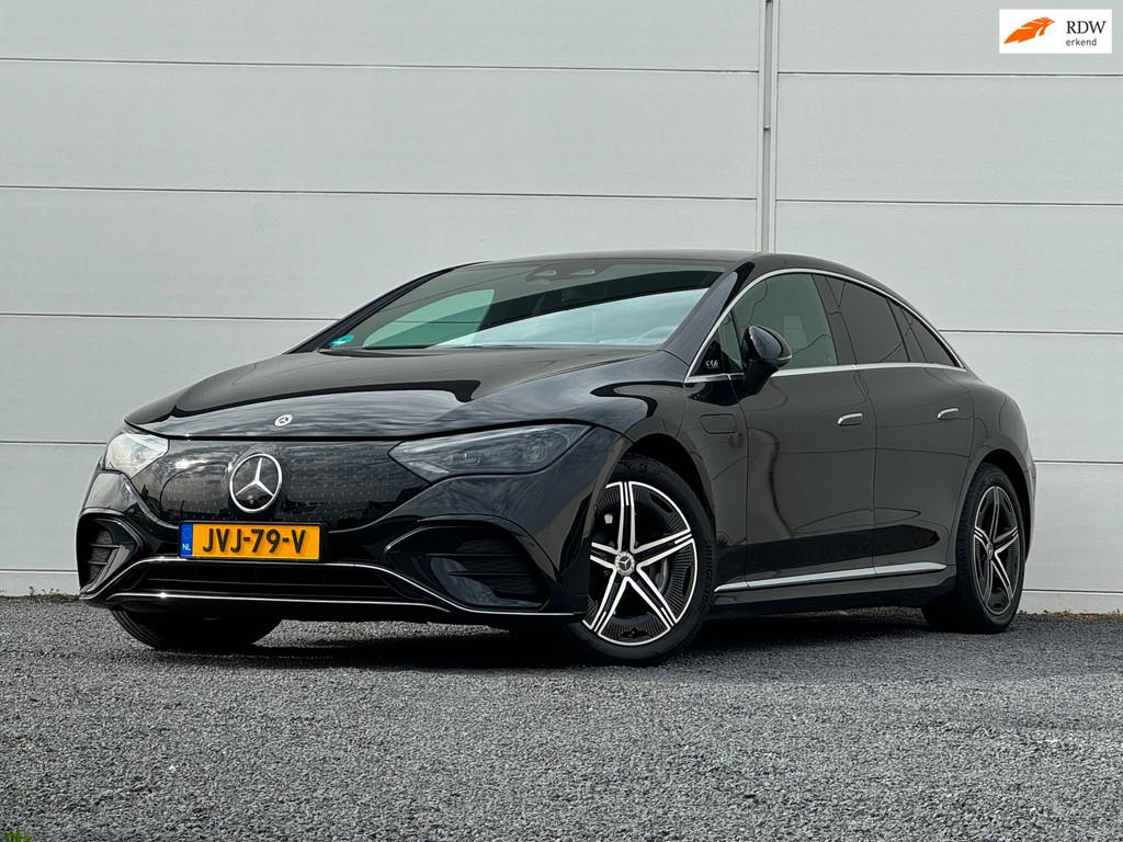 Mercedes-Benz EQE 300 AMG 89 kWh Burmester 360 Cam Distronic, Automaat, Achterwielaandrijving, Zwart, 245 pk