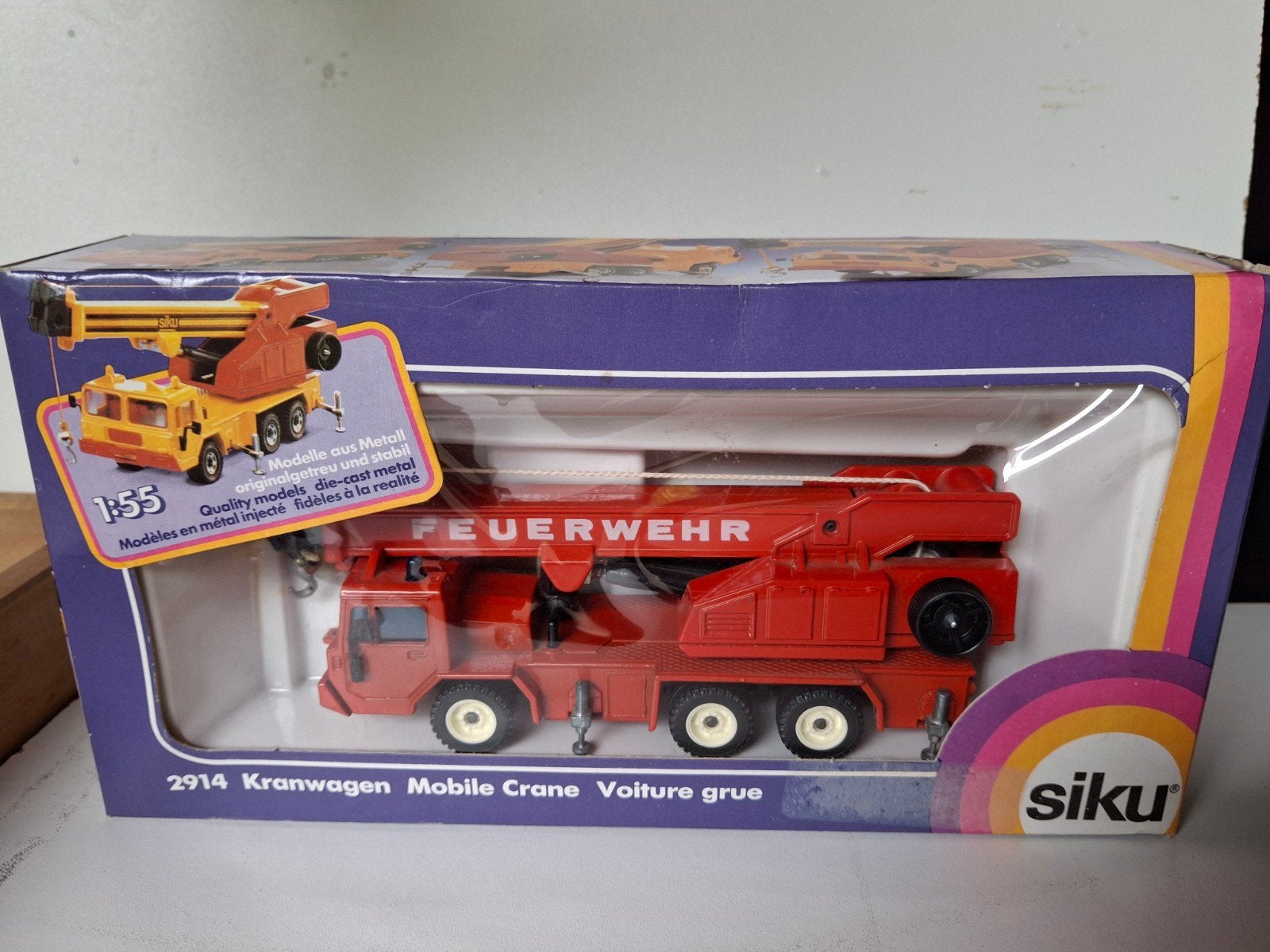 SIKU FEUERWEHR KRAN 1:55, Ophalen of Verzenden, Zo goed als nieuw, Bus of Vrachtwagen, SIKU