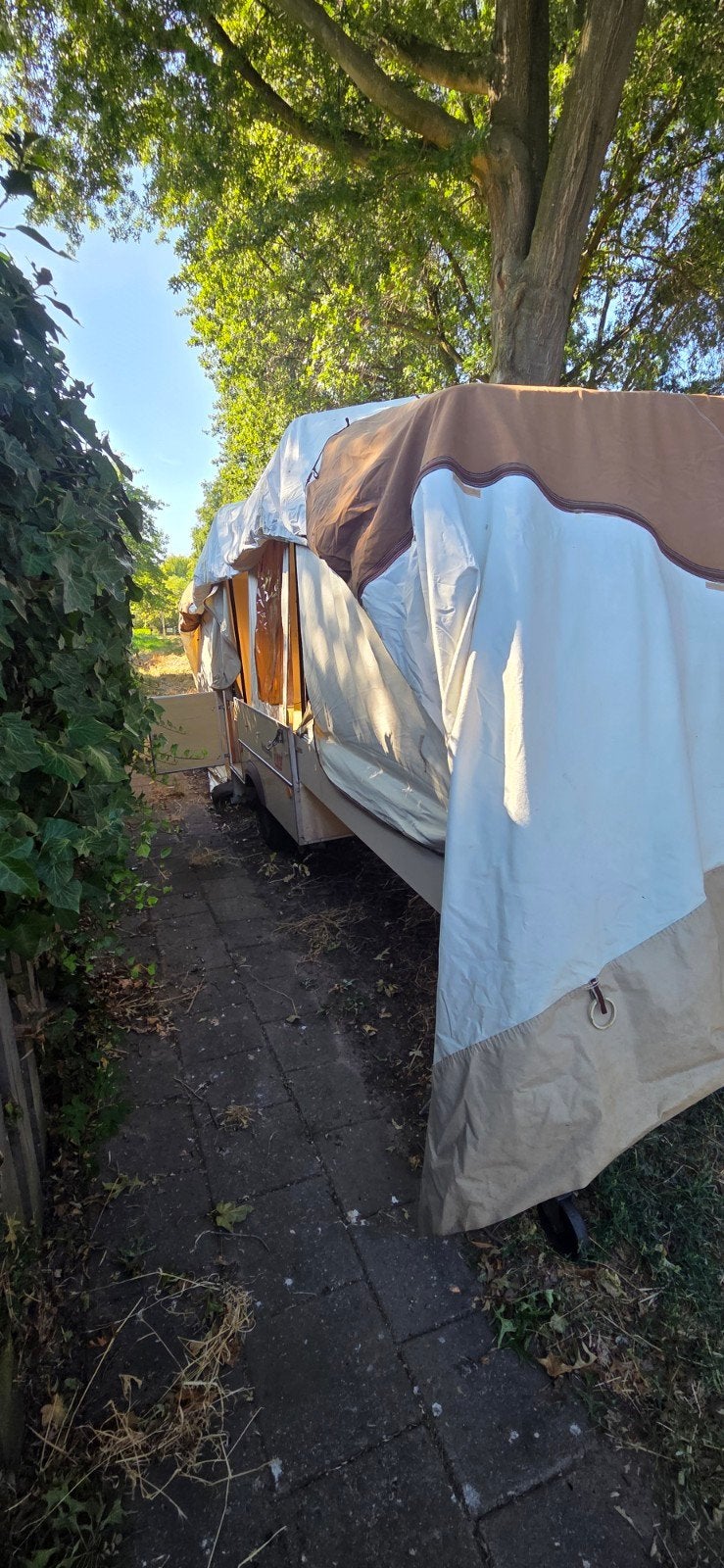 Holtkamper Flyer tent met 4 reparaties voor de handige Harry, Ophalen of Verzenden, Gebruikt