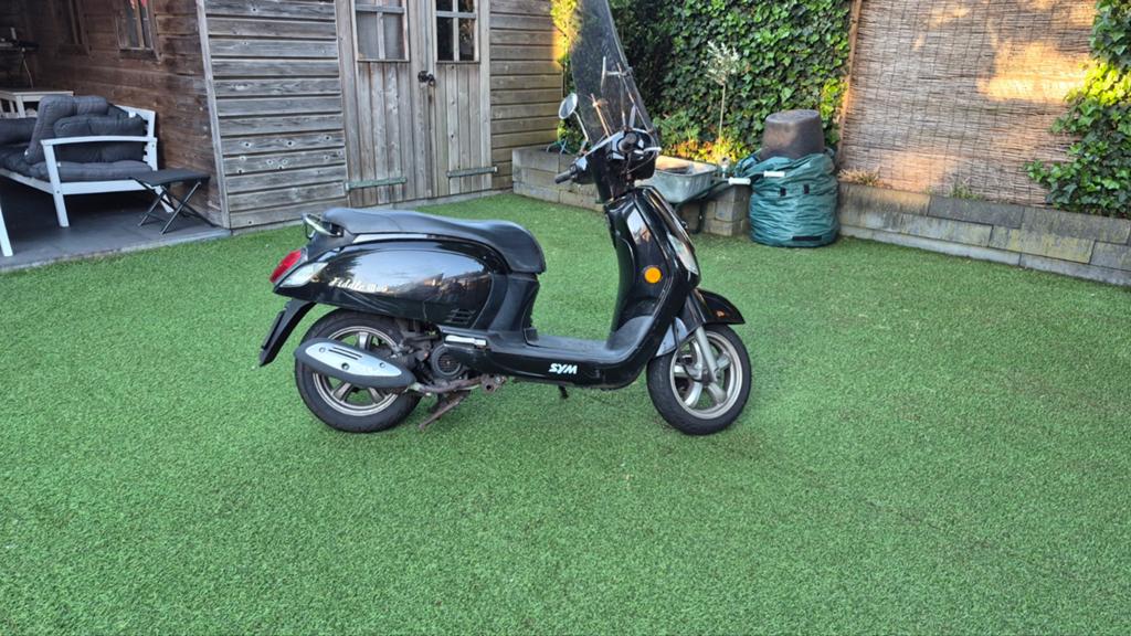SYM Fiddle III Scooter - Zwart, Gebruikt, Ophalen, Gebruikt, Benzine