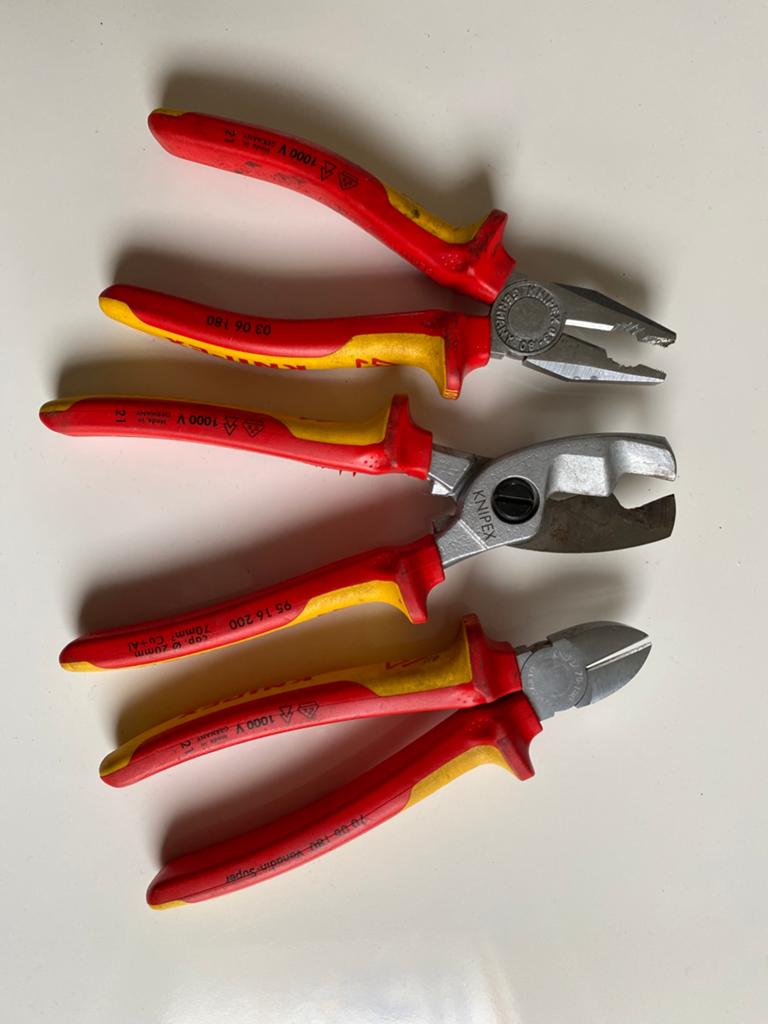 Knippex 400v tangenset, Ophalen of Verzenden, Zo goed als nieuw