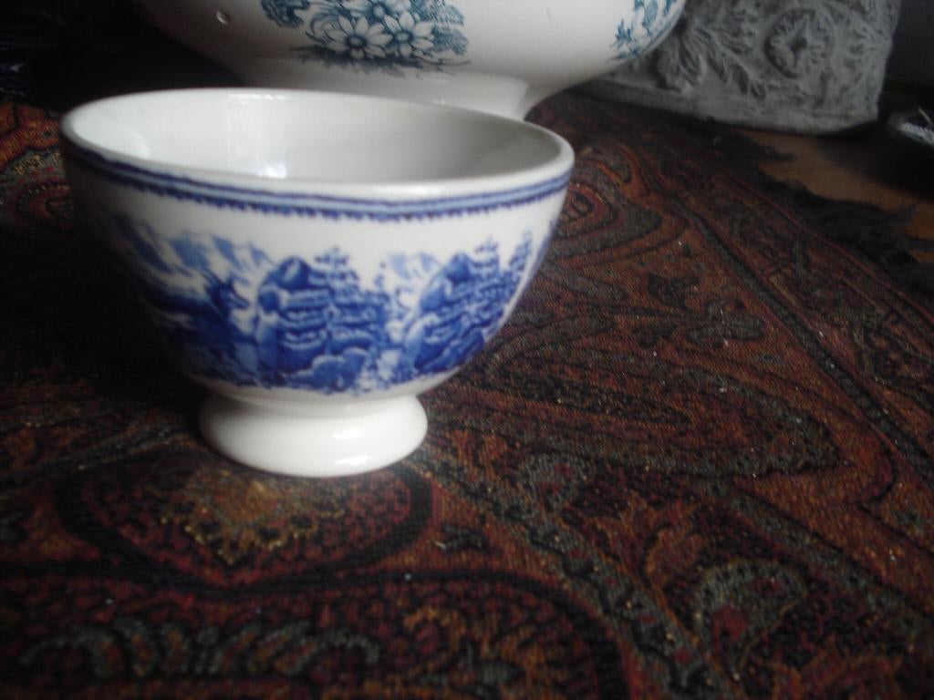 kommentje-bowl van BOCH serie ALPES in blauw, Ophalen of Verzenden