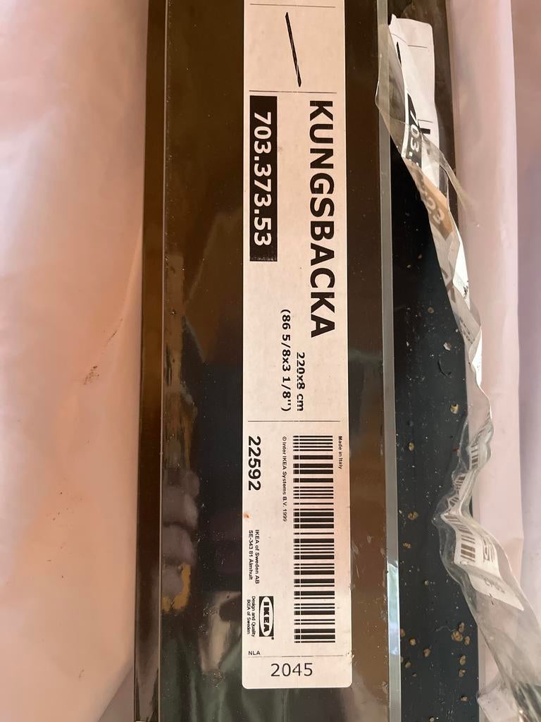 IKEA Kungsbacka Afwerkplint - 2 Nieuw, 1 Beschadigd, Ophalen, Zwart, Nieuw, 200 cm of meer