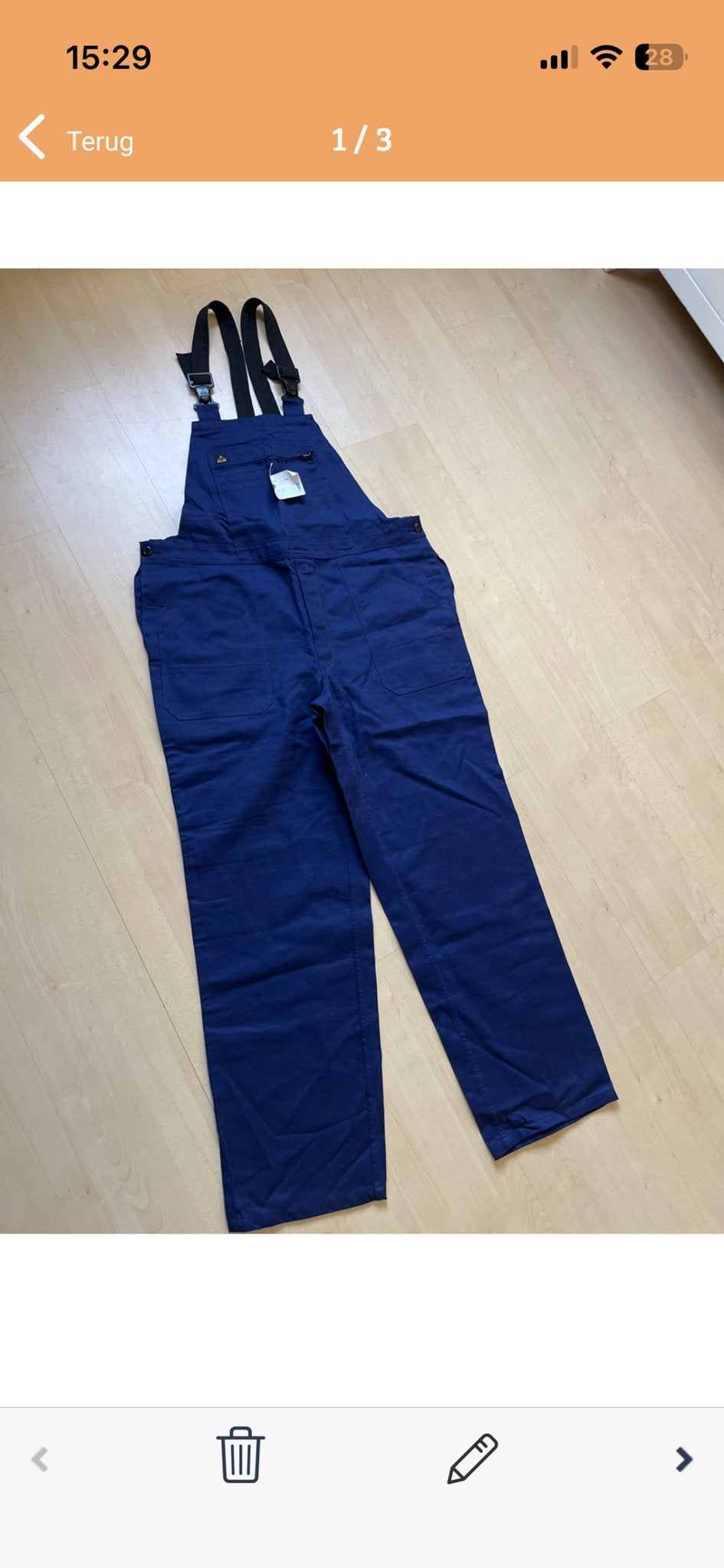 Nieuwe KLM Kleding Werkbroek / Tuinbroek Maat 54 (L), Kleding | Heren, Ophalen of Verzenden, Nieuw, Maat 52/54 (L), Blauw