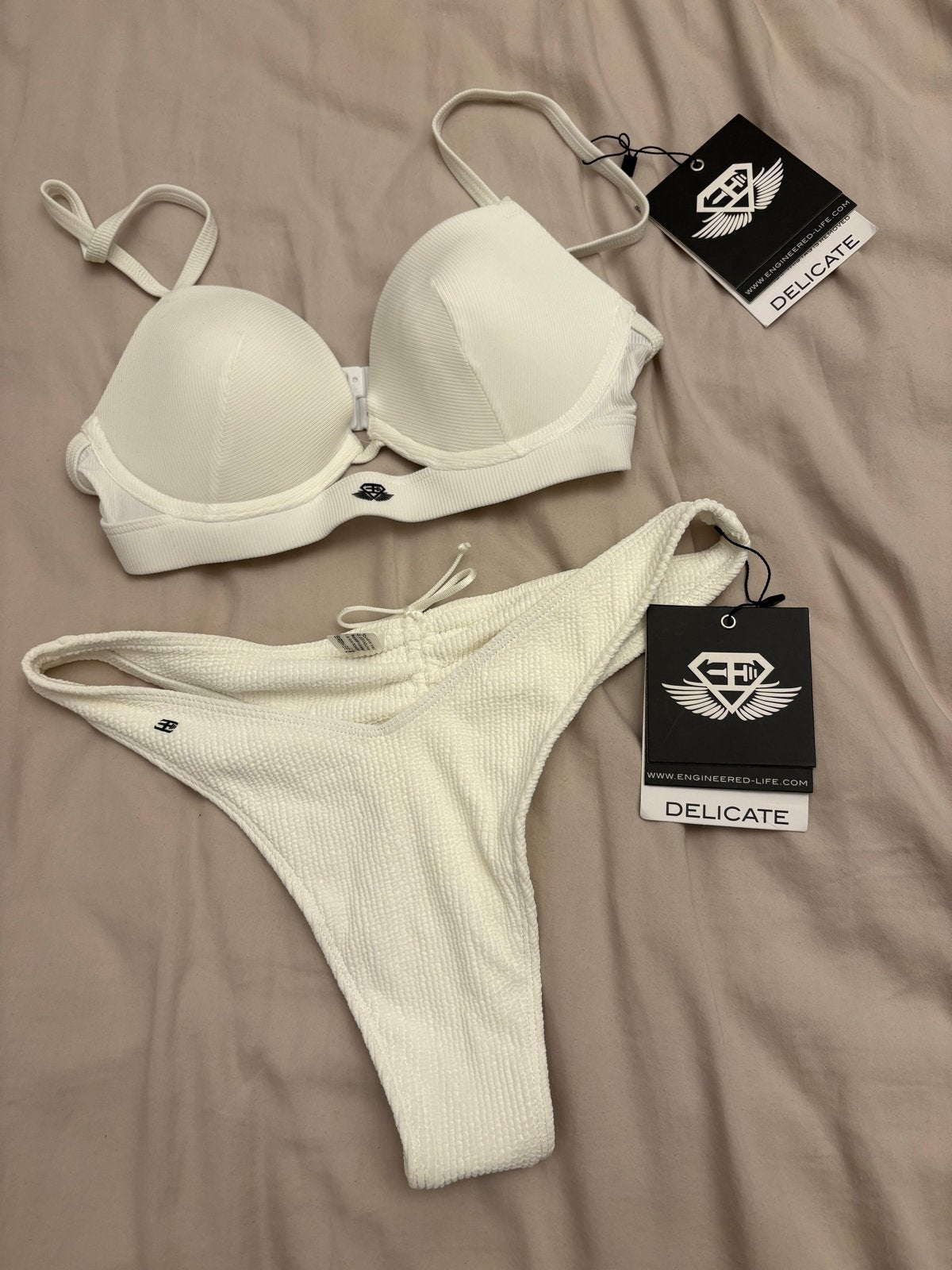 Nieuwe witte bikini van Engineered Life, Verzenden, Nieuw, Wit, Bikini