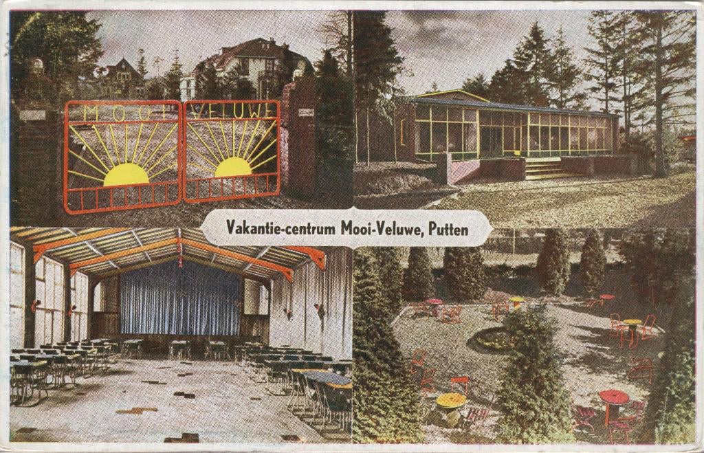 Putten Vakantie-Centrum Mooi Veluwe, Verzenden, 1940 tot 1960, Gelopen, Gelderland