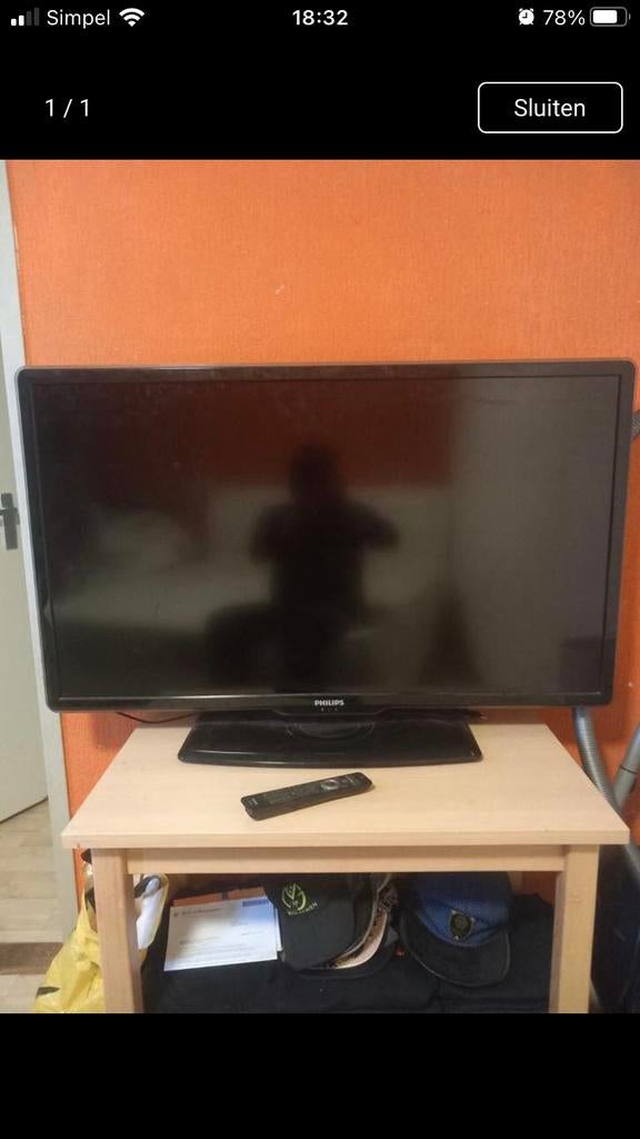 Philips televisie 47 inch full HD met chromecast smart tv, 50 Hz, Ophalen of Verzenden, Zo goed als nieuw, Samsung