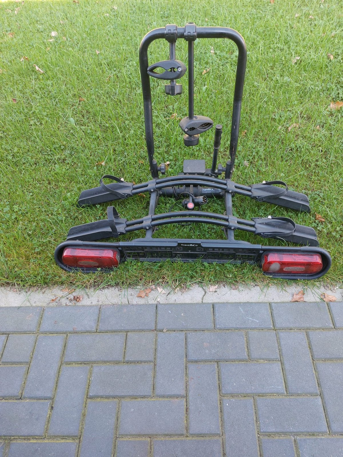 Dubbele fietsendrager Travel & Co, Ophalen, 2 fietsen, Gebruikt, Trekhaakdrager