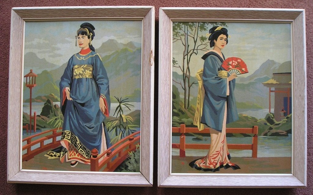 Schilderij 2 st  (Japan), Ophalen