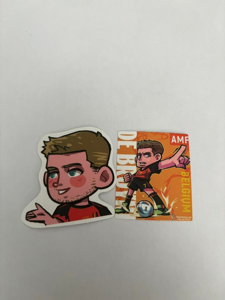 De bruyne sticker - België, Ophalen of Verzenden, Nieuw, Buitenlandse clubs, Poster, Plaatje of Sticker