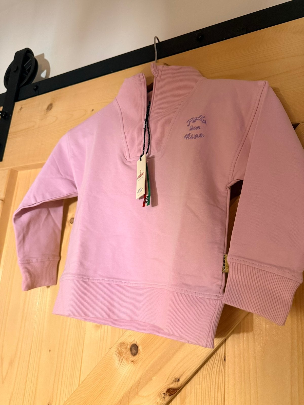 Vingino roze trui Candy maat 110, Kinderen en Baby's, Kinderkleding | Maat 110, Ophalen of Verzenden, Zo goed als nieuw, Meisje