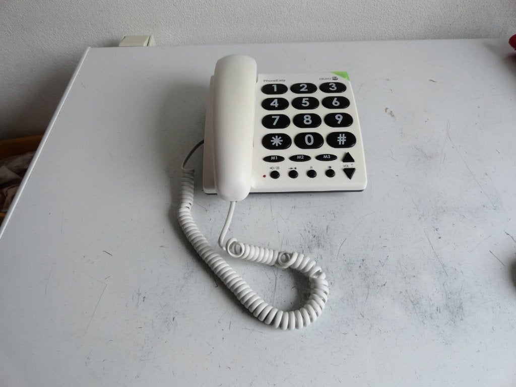 Doro PhoneEasy 311c seniorentelefoon, Telecommunicatie, Vaste telefoons | Niet Draadloos, Ophalen of Verzenden, Zo goed als nieuw