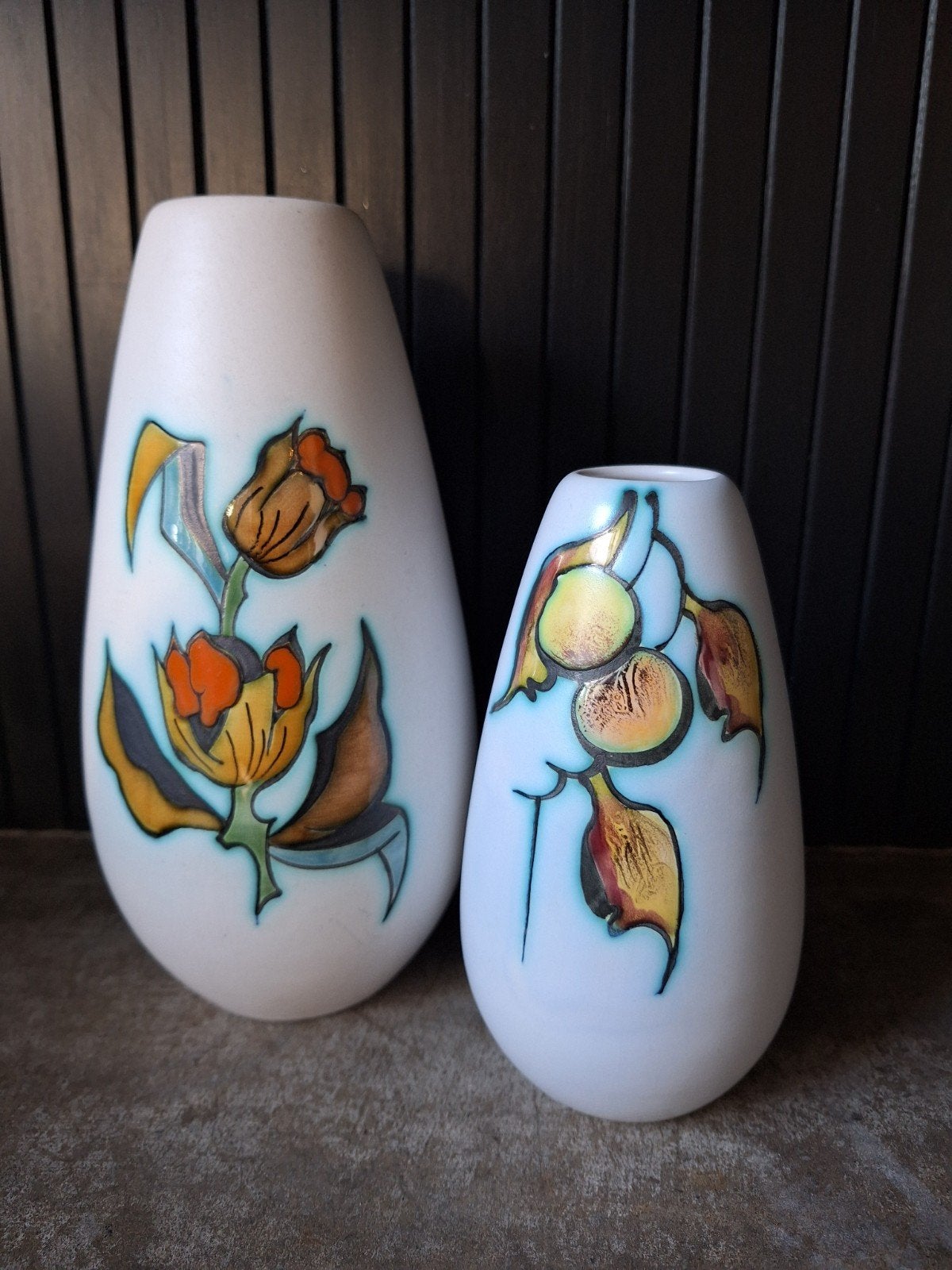 Set Antieke Vazen Flora, Ophalen of Verzenden