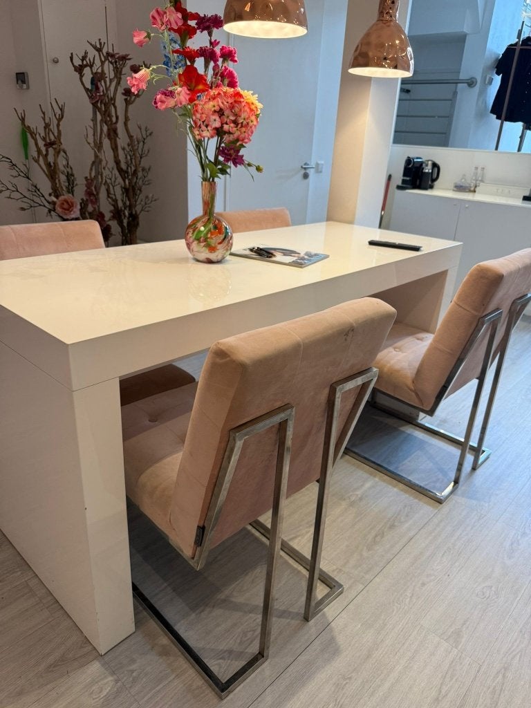 Eettafel, Huis en Inrichting, Tafels | Eettafels, Ophalen, Gebruikt, 200 cm of meer, 50 tot 100 cm