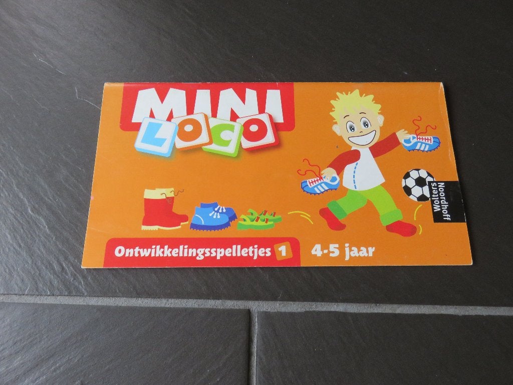Mini loco boekje Ontwikkelingsspelletjes 1, voor 4-5 jaar., Ophalen of Verzenden, Zo goed als nieuw, Puzzelen