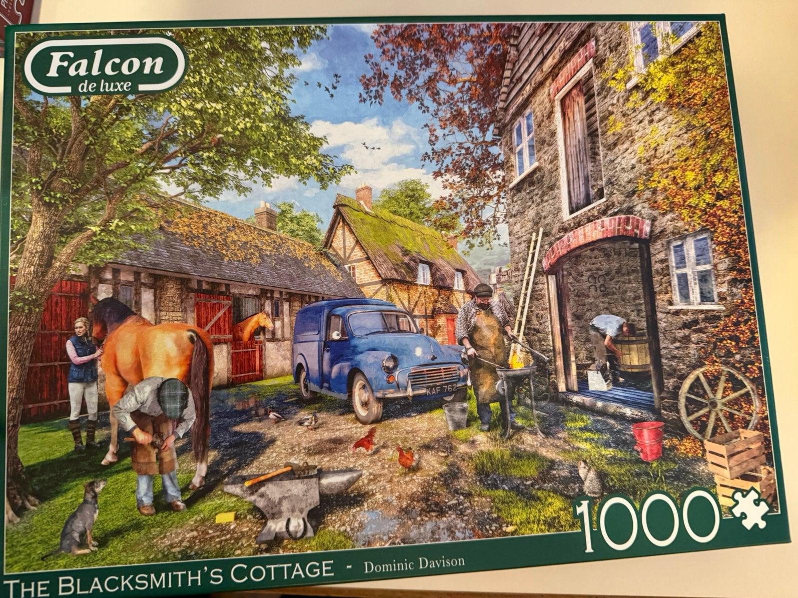 Te koop leuke puzzel van Falcon, Ophalen of Verzenden, 500 t/m 1500 stukjes, Zo goed als nieuw
