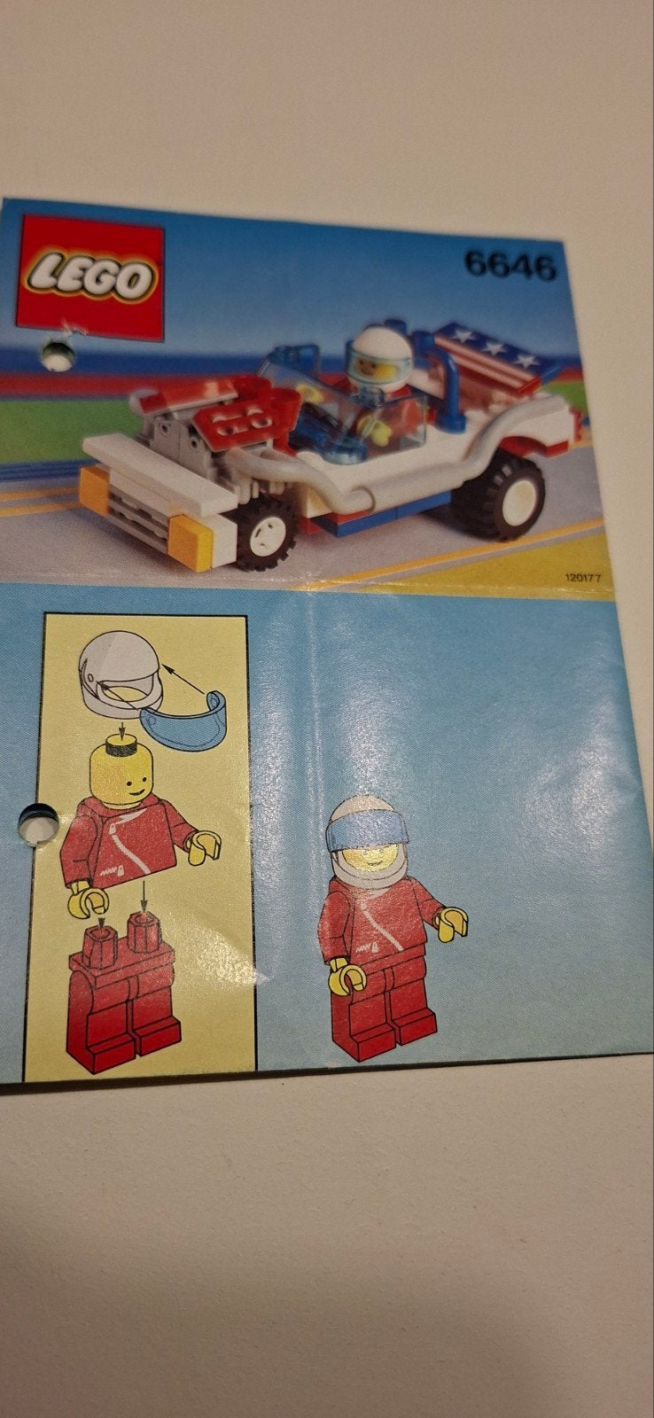 LEGO 6646 Rally 4x4 met coureur en instructieboekje, Ophalen of Verzenden, Zo goed als nieuw