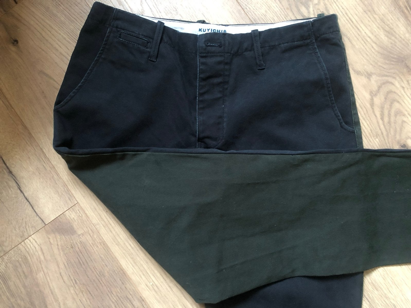 KUYICHI  chino broek - Maat 48/50 (M) model Timara, Ophalen of Verzenden, Zo goed als nieuw, Maat 48/50 (M), Groen