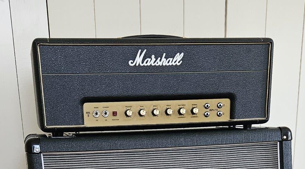 Marshall 1987x buizenversterker met MV, Ophalen, Zo goed als nieuw, Gitaar, 50 tot 100 watt