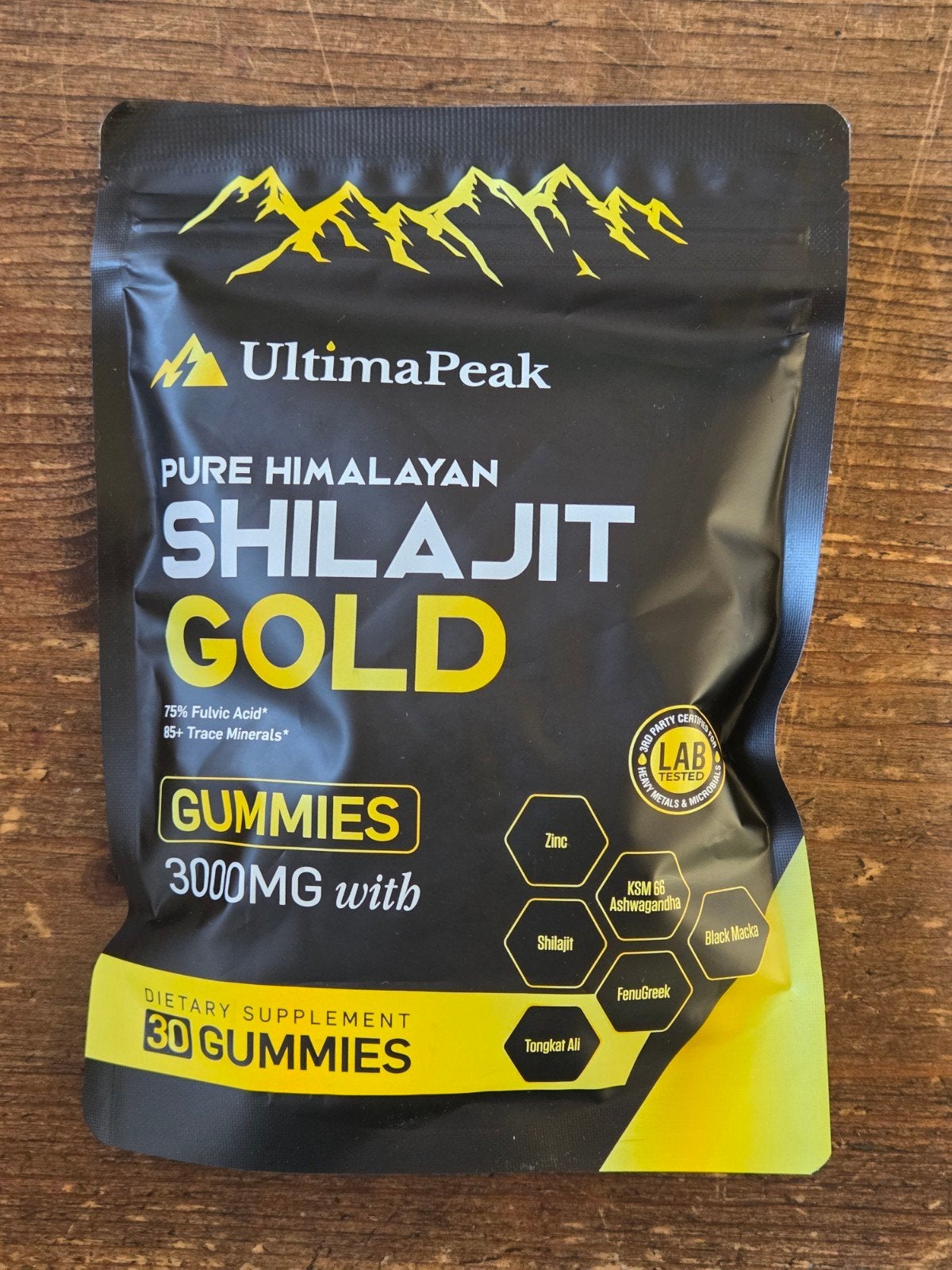UltimaPeak Shilajit Gold Gummies - 3000mg met 30 gummies, Ophalen of Verzenden, Nieuw, Overige typen