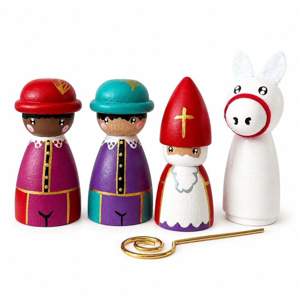 Sinterklaas Pegdoll met Pieten en O Zo Snel, Ophalen of Verzenden, Nieuw
