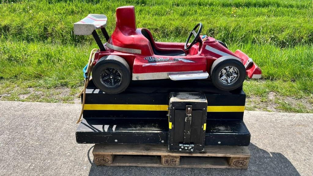Vintage kermis kinderauto met muntautomaat, Antiek en Kunst, Ophalen