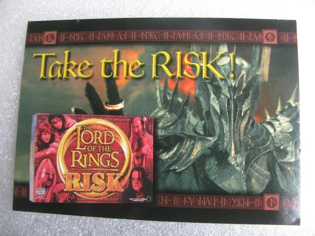 Boomerang Kaart - Lord of the Rings Risk, Verzenden, Gebruikt, Overige typen