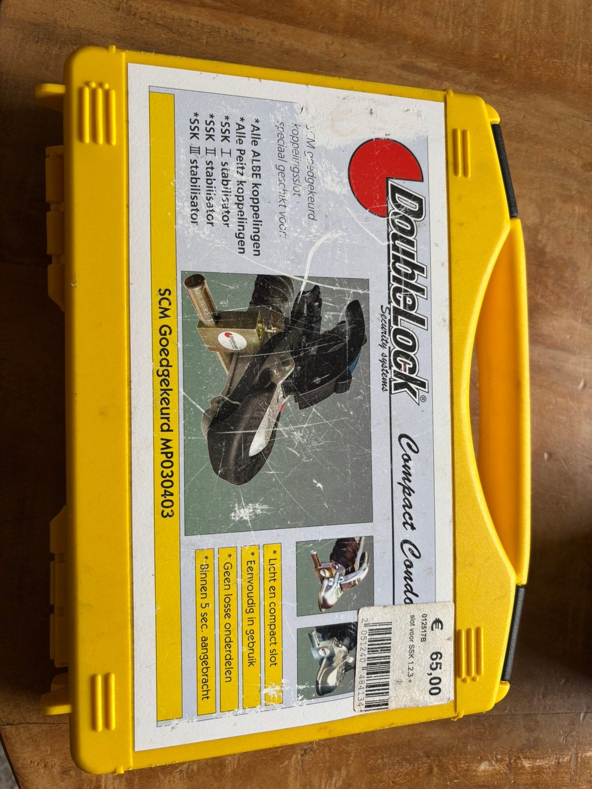 Doublelock caravan/ aanhanger slot, Caravans en Kamperen, Ophalen of Verzenden, Gebruikt