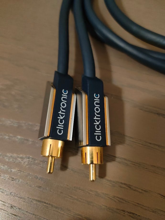 Clicktronic Advanced Series Subwoofer Kabel 2 meter, Ophalen of Verzenden, Zo goed als nieuw, 2 tot 5 meter, Overige kabels