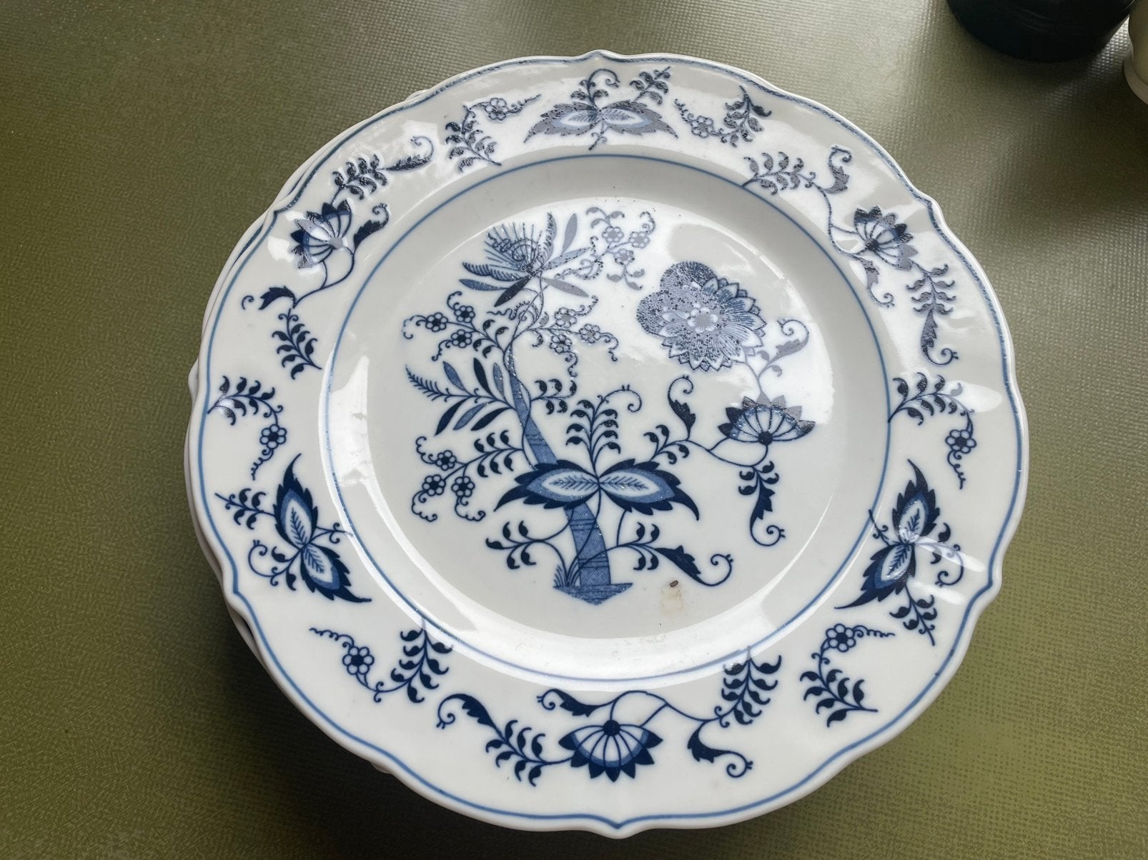 Servies Blue Danube, Ophalen