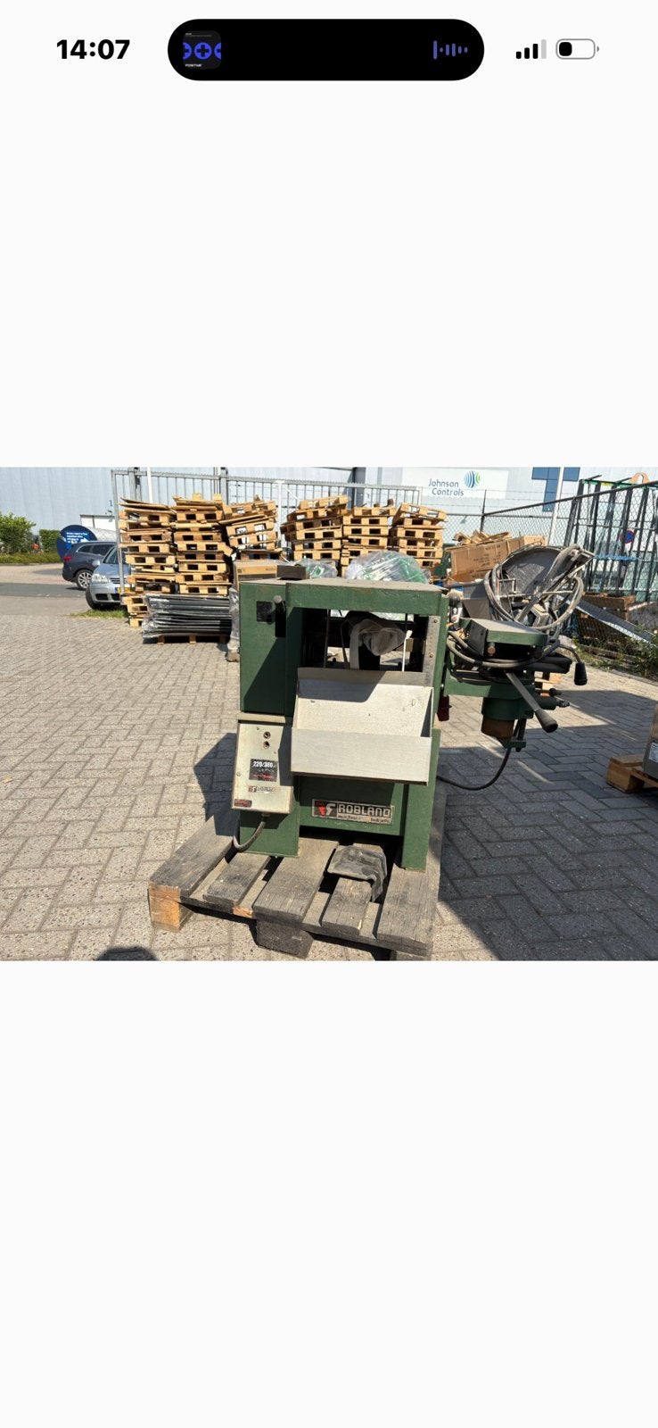 Robland 310 mm vlak- en vandiktebank, Ophalen of Verzenden, Gebruikt