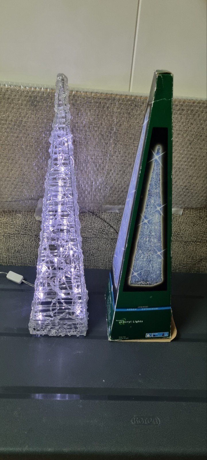 acryl lights, verlichte piramide, Ophalen, Gebruikt