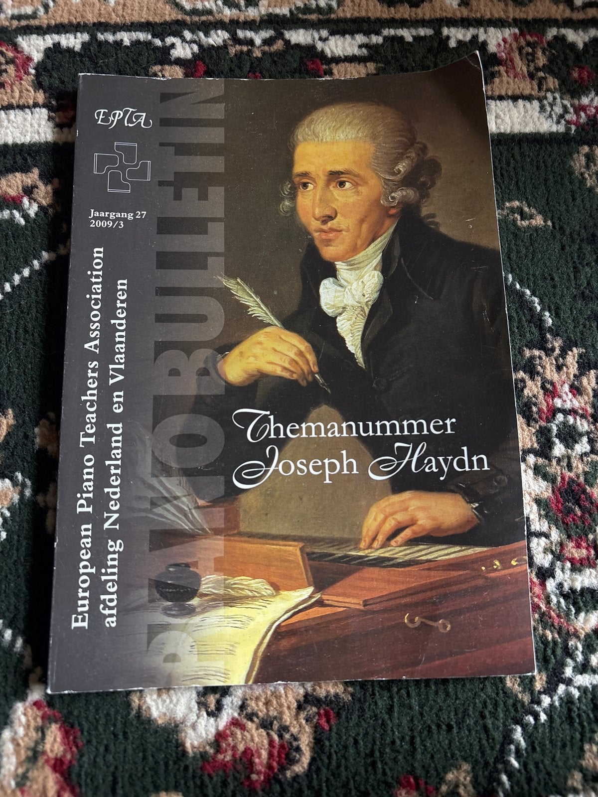 EPTA Piano Bulletin Themanummer Joseph Haydn, Boeken, Ophalen of Verzenden, Gelezen, Artiest