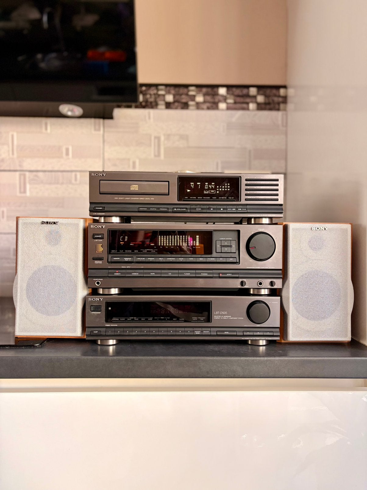 Sony LBT-D505 Hi-Fi Set – CD Speler, Versterker & Tuner, Gebruikt, Sony, Cd-speler, Losse componenten