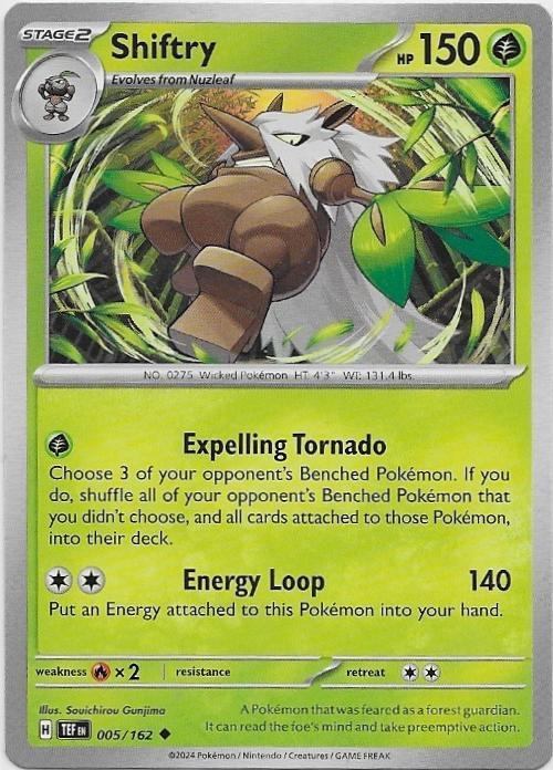 Temporal Forces,  Shiftry [uncommon] 5/162, Verzenden, Nieuw, Losse kaart
