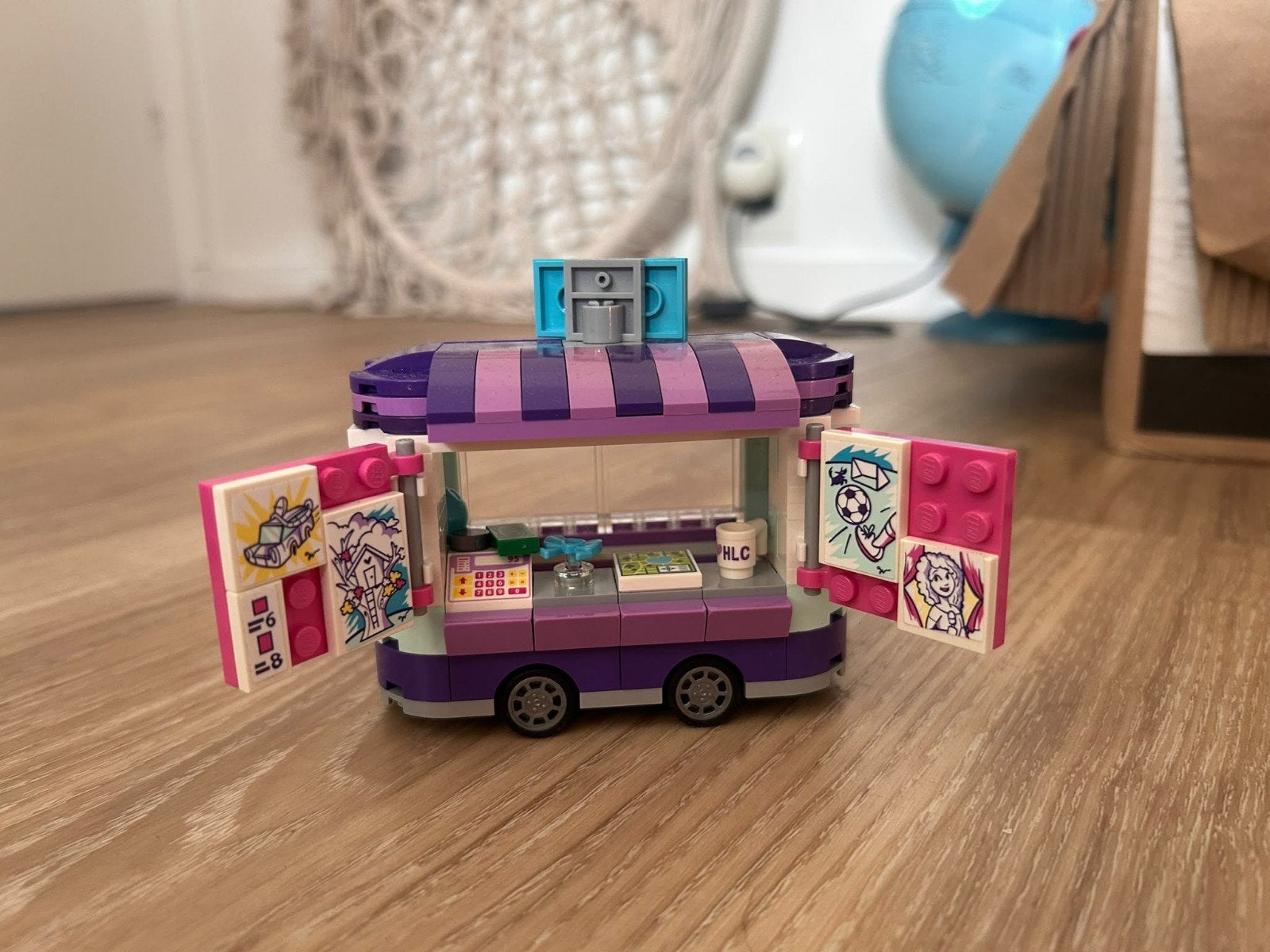 LEGO Friends Emma's Kunstkraam (41332) - Compleet met Scoote, Ophalen, Zo goed als nieuw, Overige merken