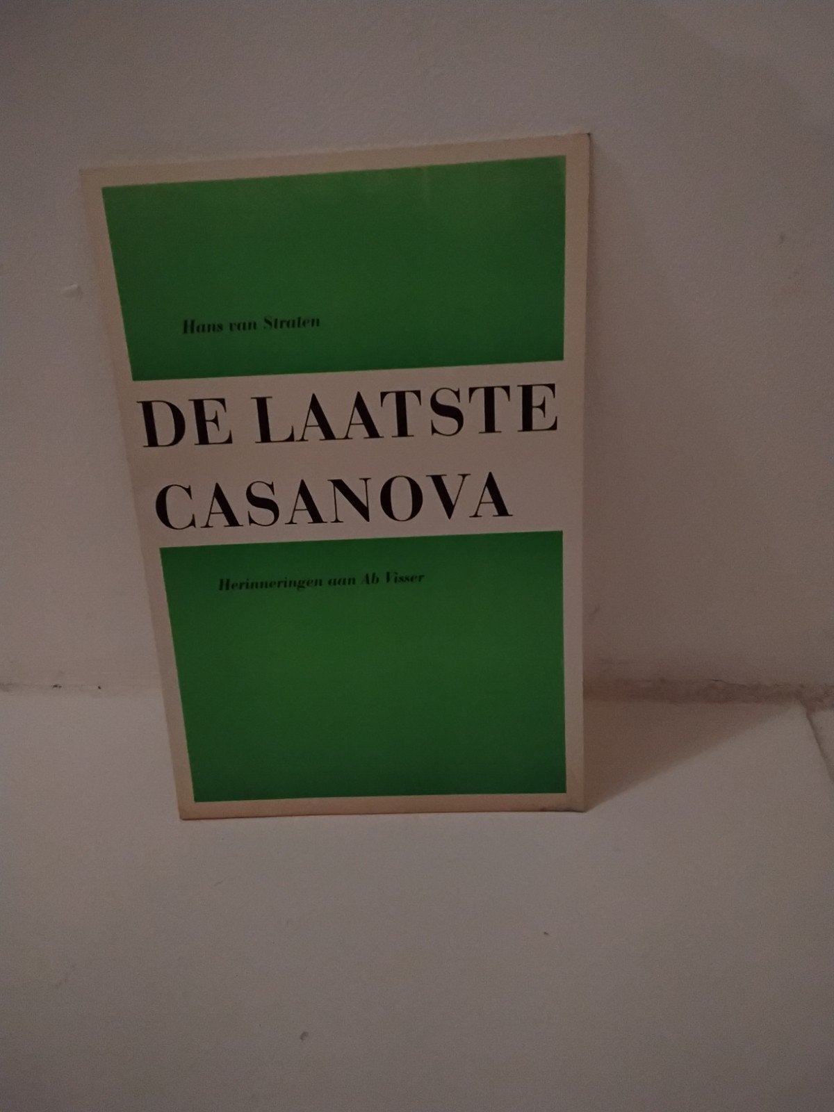 De Laatste Casanova - Hans van Straten Herinneringen aan Ab, Ophalen of Verzenden, Gelezen, Hans van Stralen, Nederland